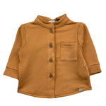 BAMBOOM+BABIES shirt tinta unita con bottoni modello camicia Senape per Bambino 408AJ SENAPE BAMBOOM+BABIES 