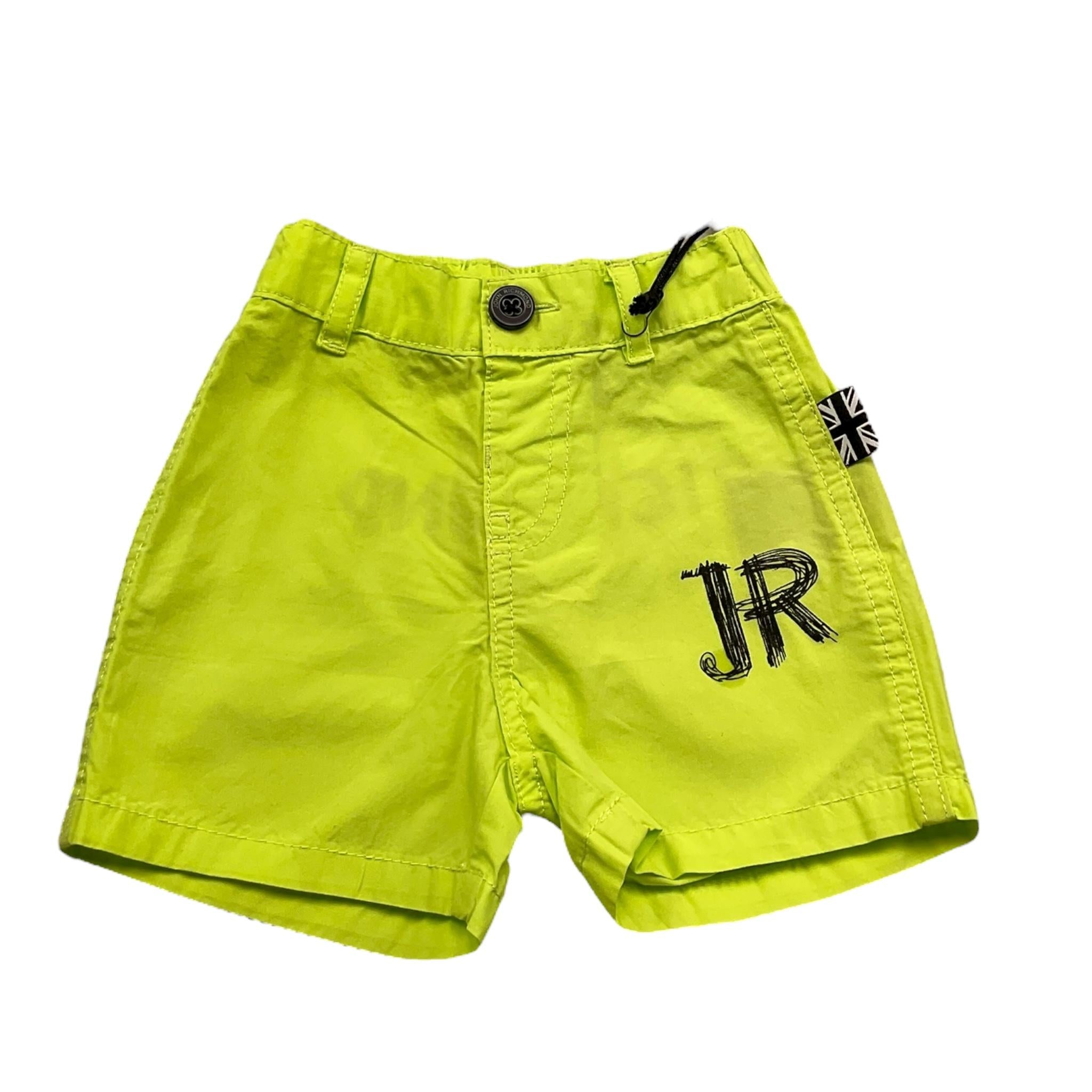 John Richmond Bermuda Tinta Unita con Logo per Bambino RIP24123BE6S VERDE JOHN RICHMOND 