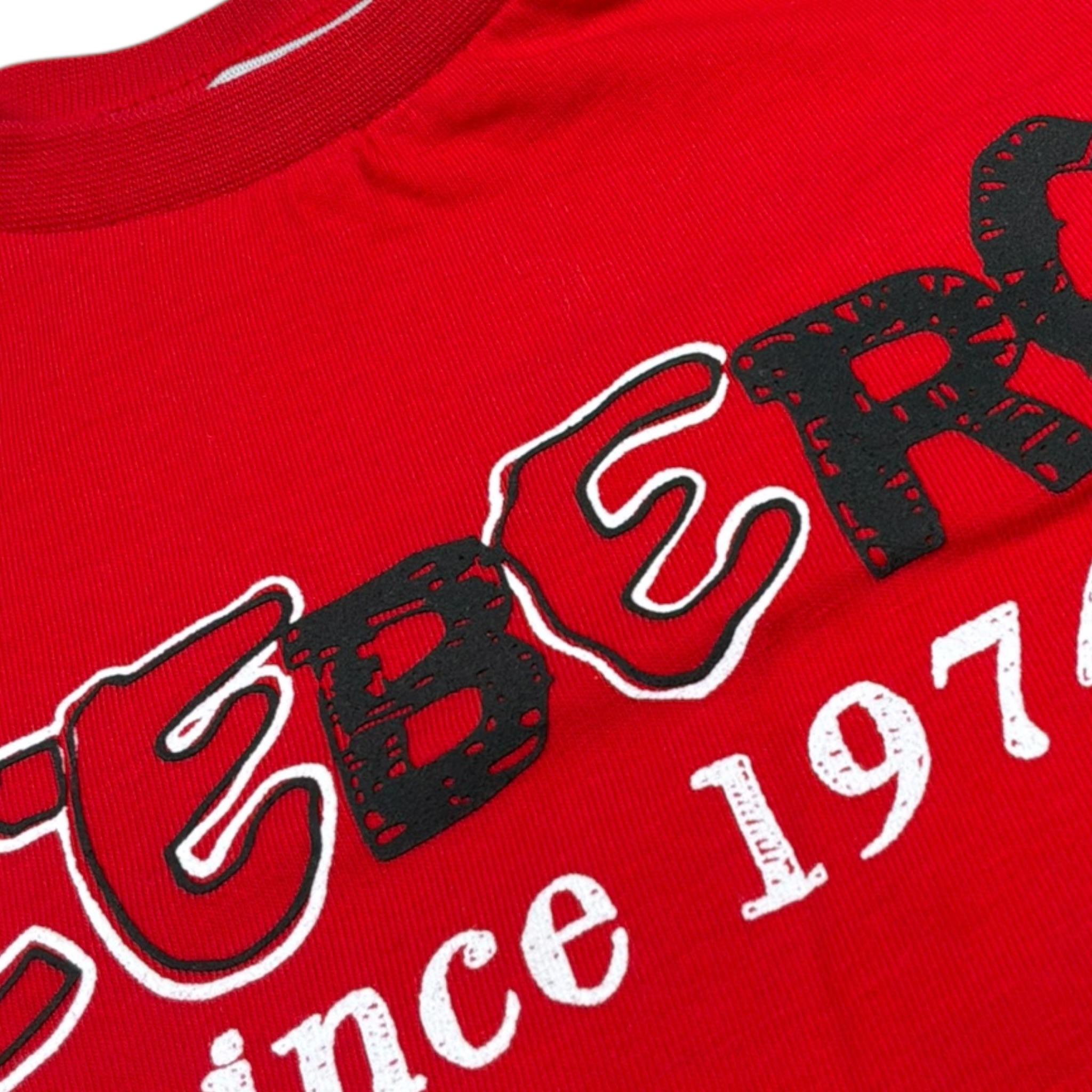 Iceberg Completo 2 Pezzi T-Shirt-Bermuda Bicolore per Neonato CCICE5102NX ROSSO/NERO ICEBERG 