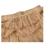Twinset Gonna tinta unita con Tulle Beige per Bambina 251GJ2QS1X BEIGE TWINSET 