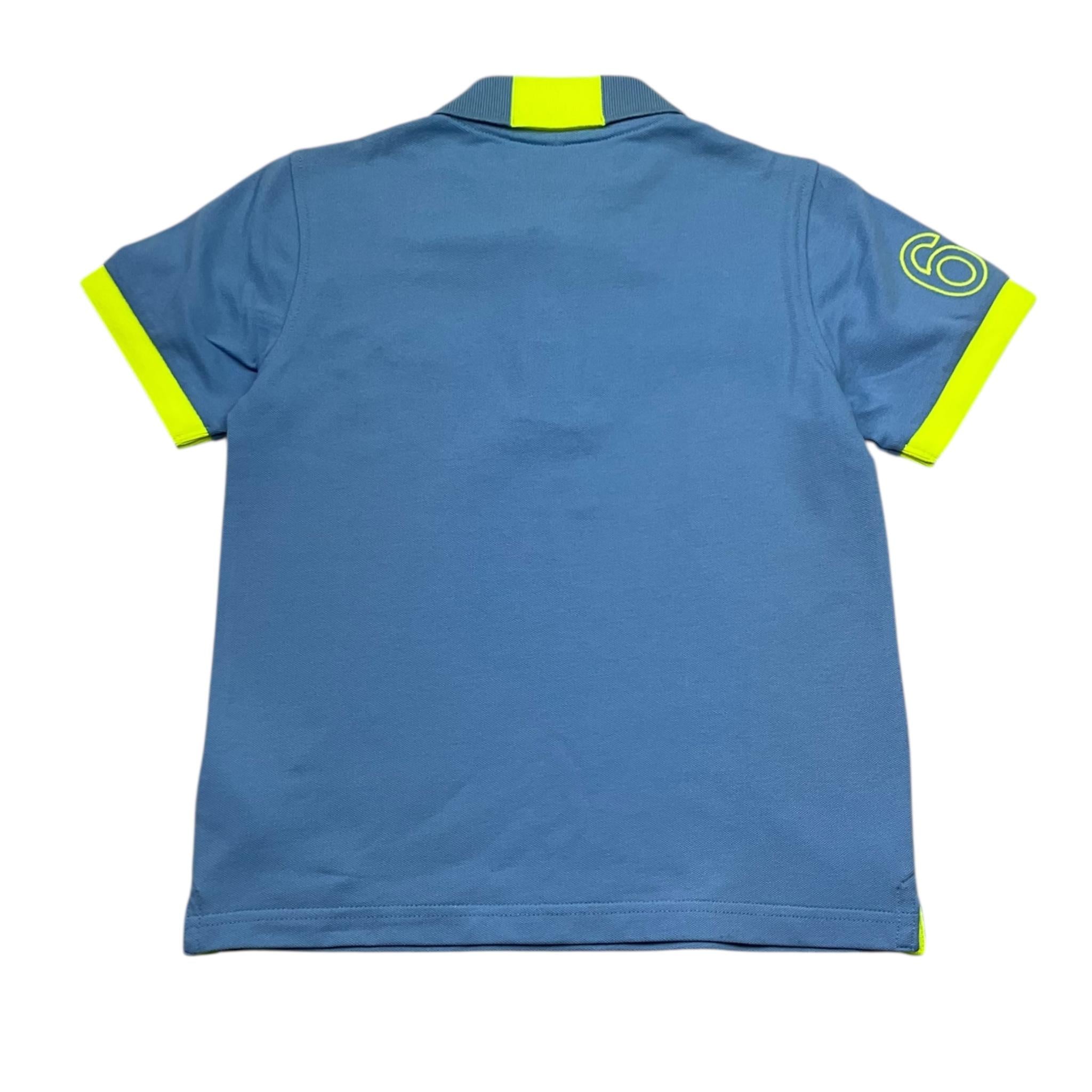 Suns68 Polo Mezza Manica Tinta Unita per Bambino CPA35322 AZZURRO SUNS68 