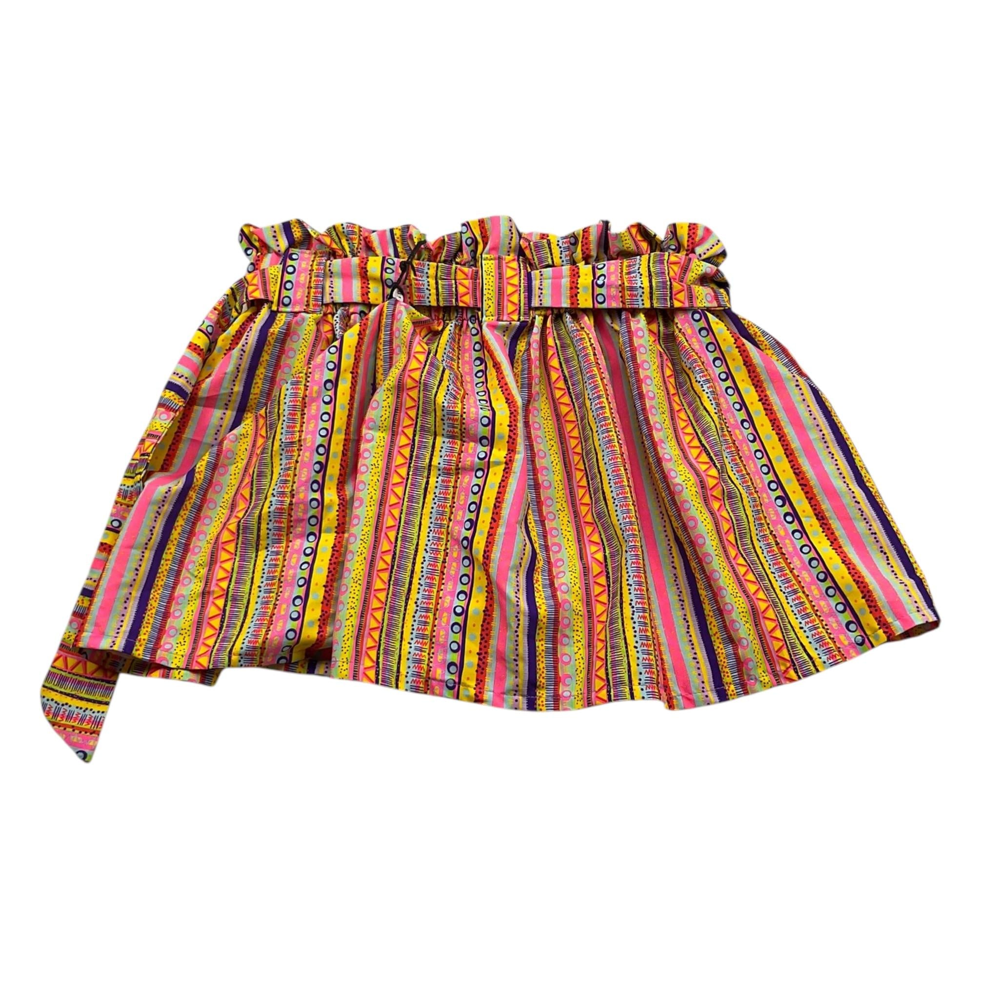 Mefui Short Tinta Multicolor con Fantasia per Bambina MJ240207X1 MULTICOLOR MEFUI 