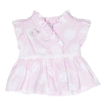 Monnalisa Camicia Mezza Manica Tina Unita per Neonata 31A301 BIANCO MONNALISA 