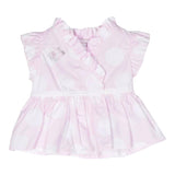 Monnalisa Camicia Mezza Manica Tina Unita per Neonata 31A301 BIANCO MONNALISA 