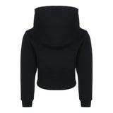 Dolce & Gabbana Felpa Tinta Unita con Cappuccio per Bambina L5JW9RG7KN5 NERO DOLCE & GABBANA 