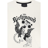 John Richmond T-Shirt Girocollo Tinta Unita con Stampa per Neonato RBP25058TSX PANNA JOHN RICHMOND 