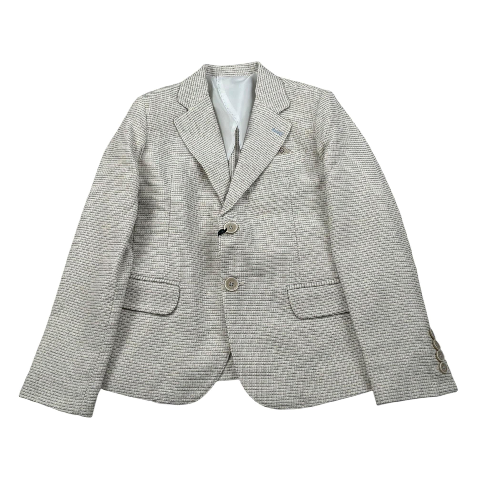 Emanuel Pris Giacca Tinta Unita con Taschino per Bambino EGC1094 BEIGE EMANUEL PRIS 