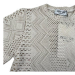 Mood_One T-Shirt Girocollo Tinta Unita con Trafori per Bambino TSHIRT02 BEIGE MOOD_ONE 