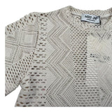 Mood_One T-Shirt Girocollo Tinta Unita con Trafori per Bambino TSHIRT02 BEIGE MOOD_ONE 