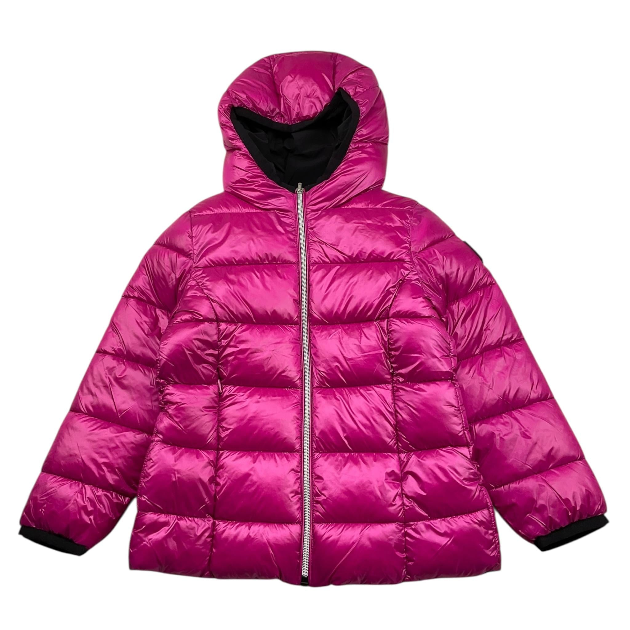 REFRIGUE giubbino reversibile bicolore cn cappuccio Nero/fuxia per Bambina 2841O00001X NERO/FUXIA REFRIGUE 