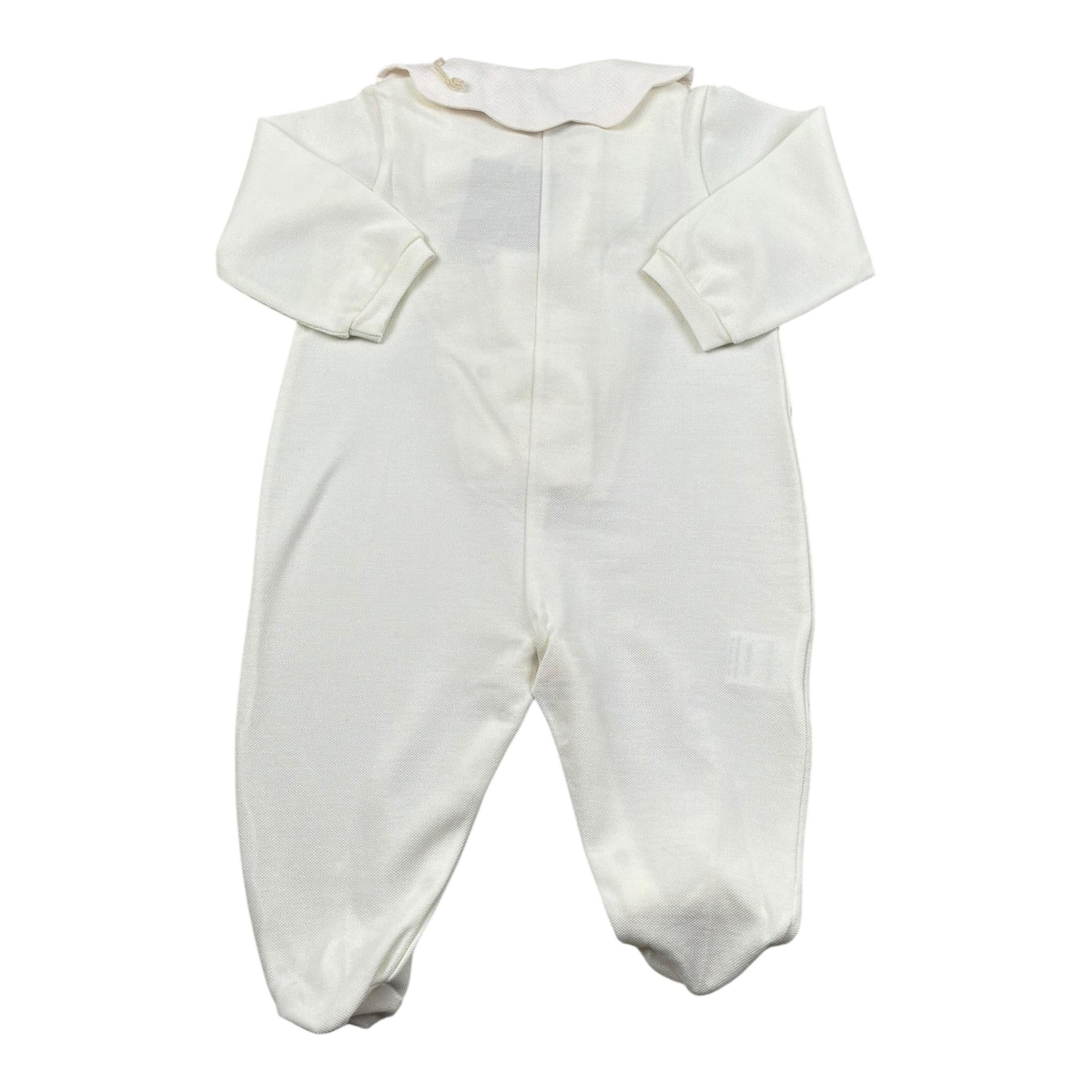 La Stupenderia Tutina Tinta Unita con Stampa per Neonata TBTT67 PANNA/ROSA LA STUPENDERIA 