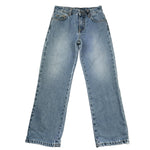 John Richmond Jeans Tinta Unita con Logo E Girovita Regolabile per Bambino RBP26059JE AZZURRO JOHN RICHMOND 