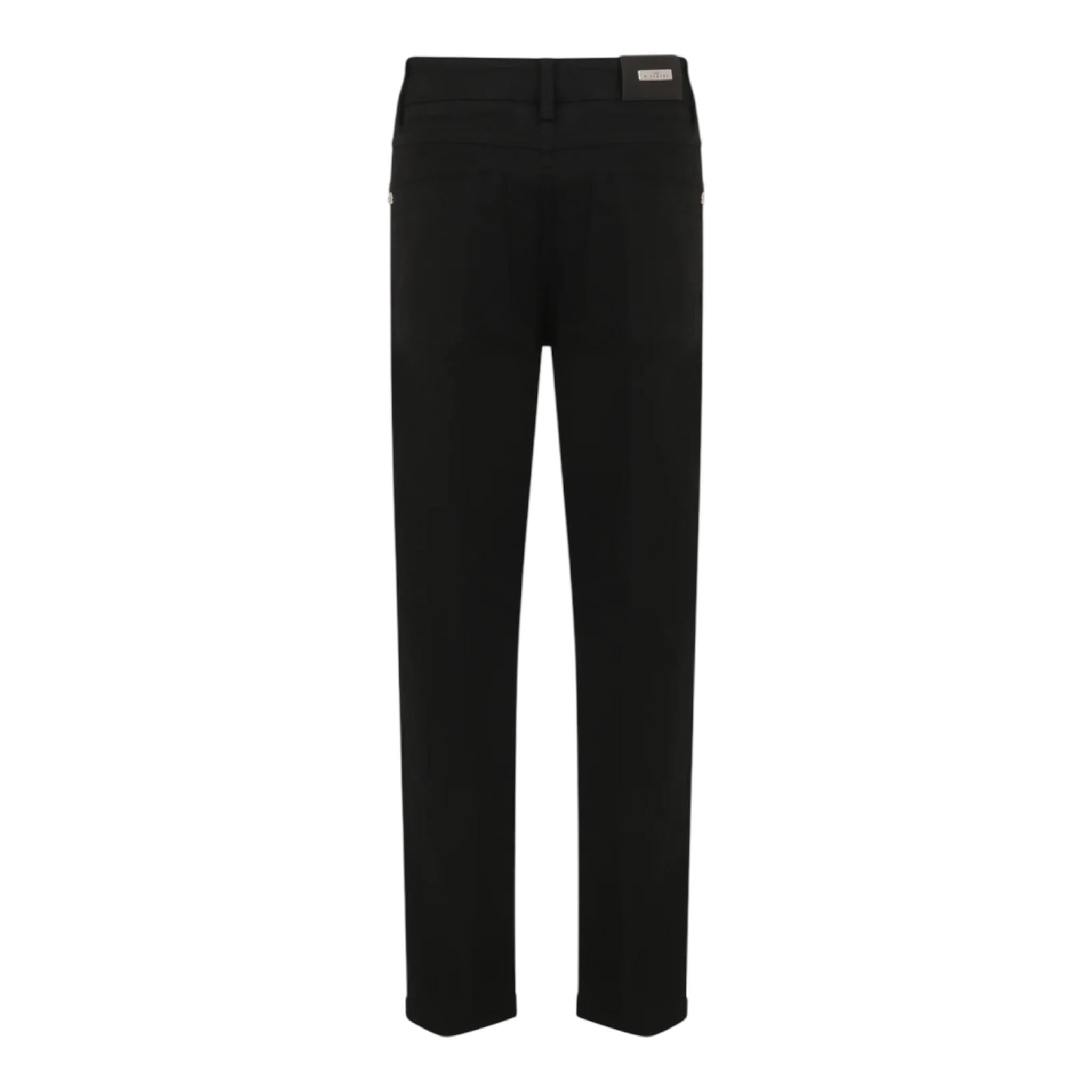 John Richmond Pantalone Tinta Unita con 5 Tasche per Bambino RBP25096JE NERO JOHN RICHMOND 