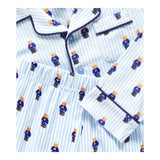 Ralph Lauren Completo 2 Pezzi Pigiama Shirt-Pantalone per Bambina 4P0143 AZZURRO RALPH LAUREN 