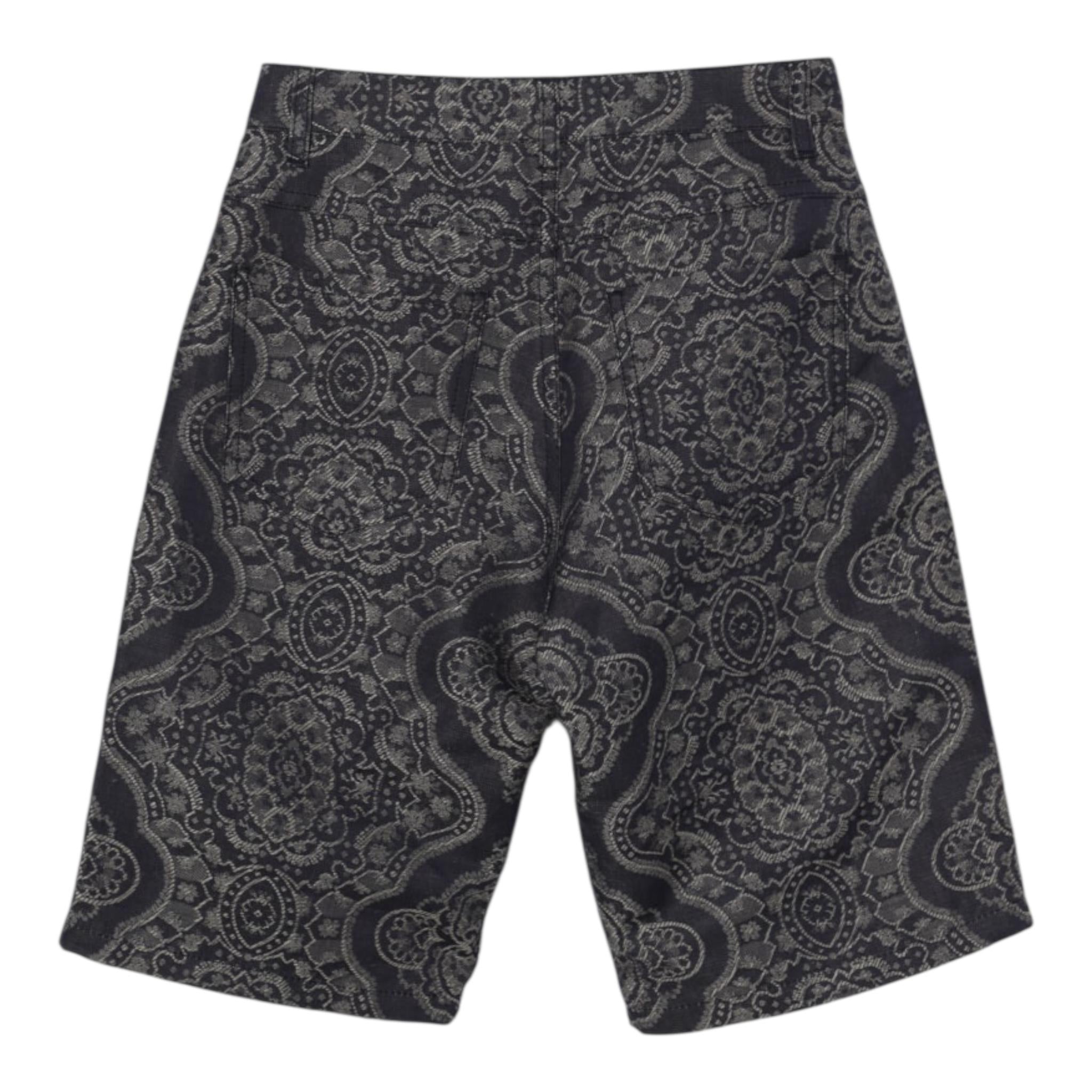 Etro Bermuda Tinta Unita con Fantasia per Bambino GW6P09 BLU ETRO 