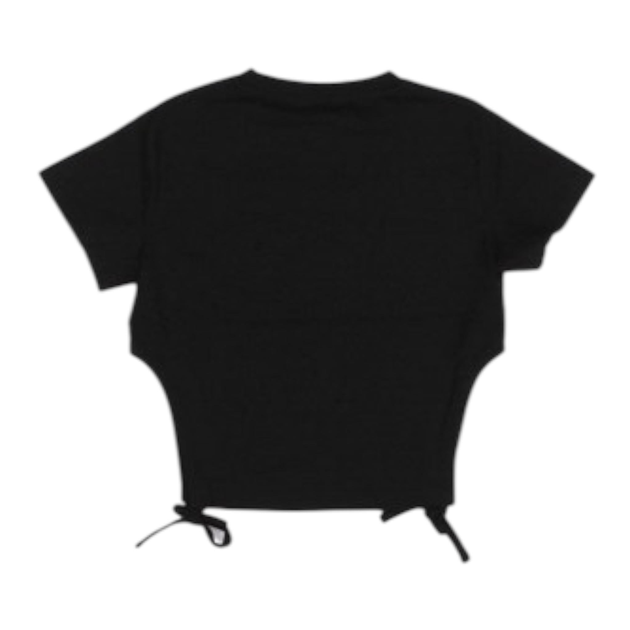 Manila Grace T-Shirt Tinta Unita Girocollo per Bambina 142TMJS25 NERO MANILA GRACE 