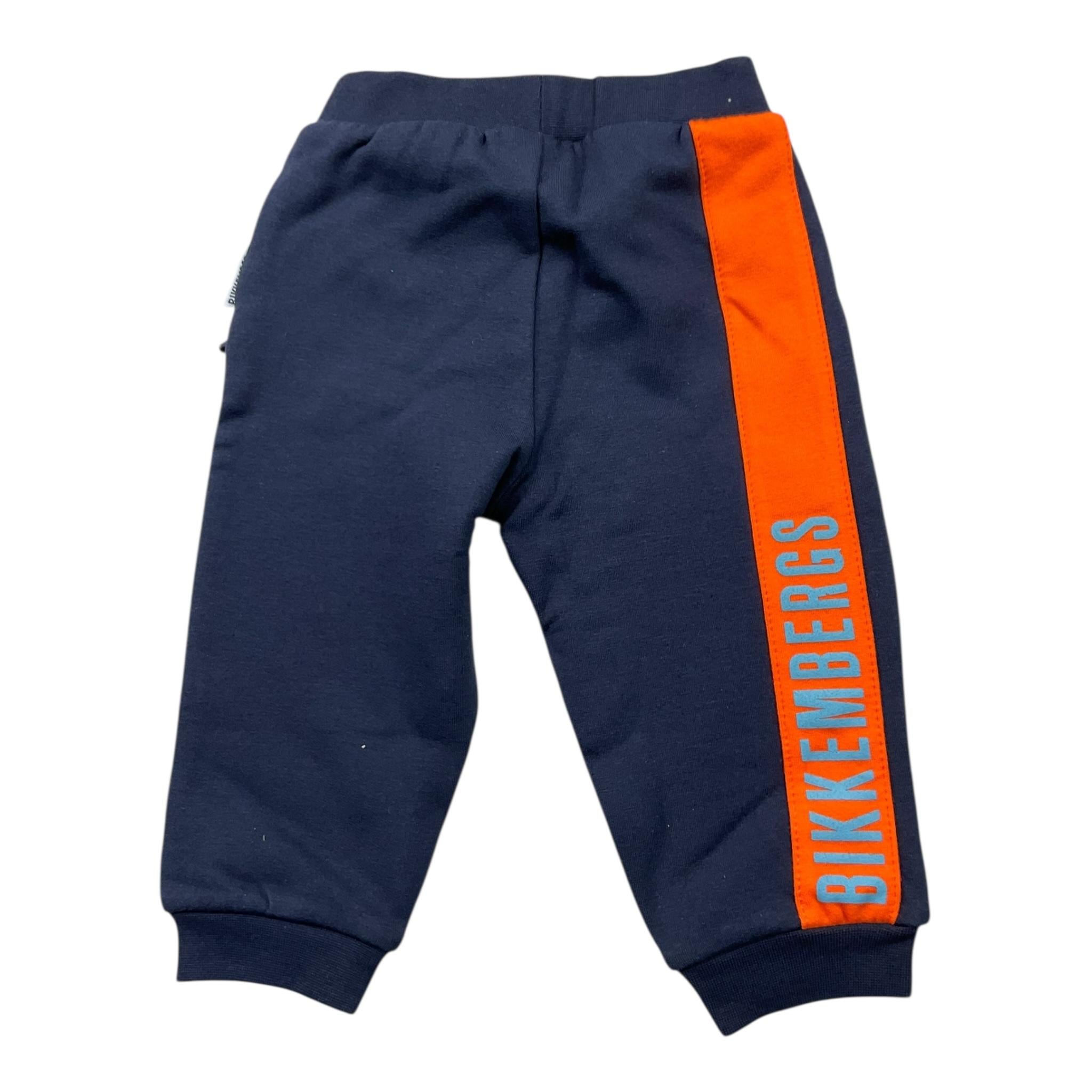 BiKKEMBERGS completo 2pz felpa-pantalone Blu per Neonato BK2046 BLU BiKKEMBERGS 