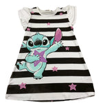 Emc Abito Tinta Unita con Stampa 'Snoopie' per Bambina WA0031 BIANCO EMC 