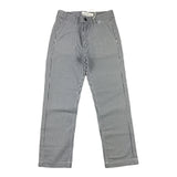 Il Gufo Pantalone Fantasia A Righe Con Girovita Regolabile Bianco/Blu Per Bambino
