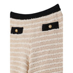 Balmain Short tinta unita con Profili In Contrasto Beige per Bambina BU6A49 BEIGE BALMAIN 