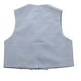 Vicolo Gilet tinta unita con Bottoni Azzurro per Bambina 3146B00090X AZZURRO VICOLO 