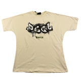 DISCLAIMER t-shirt girocollo tinta unita cn logo Panna per Bambino 24IDK58229 PANNA DISCLAIMER 