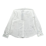 Antony Morato Camicia Tinta Unita con Fantasia Manica Lunga per Bambino SL00285 BIANCO ANTONY MORATO 