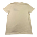 Dan John T-Shirt Tinta Unita Girocollo Con Stampa Beige Per Bambino