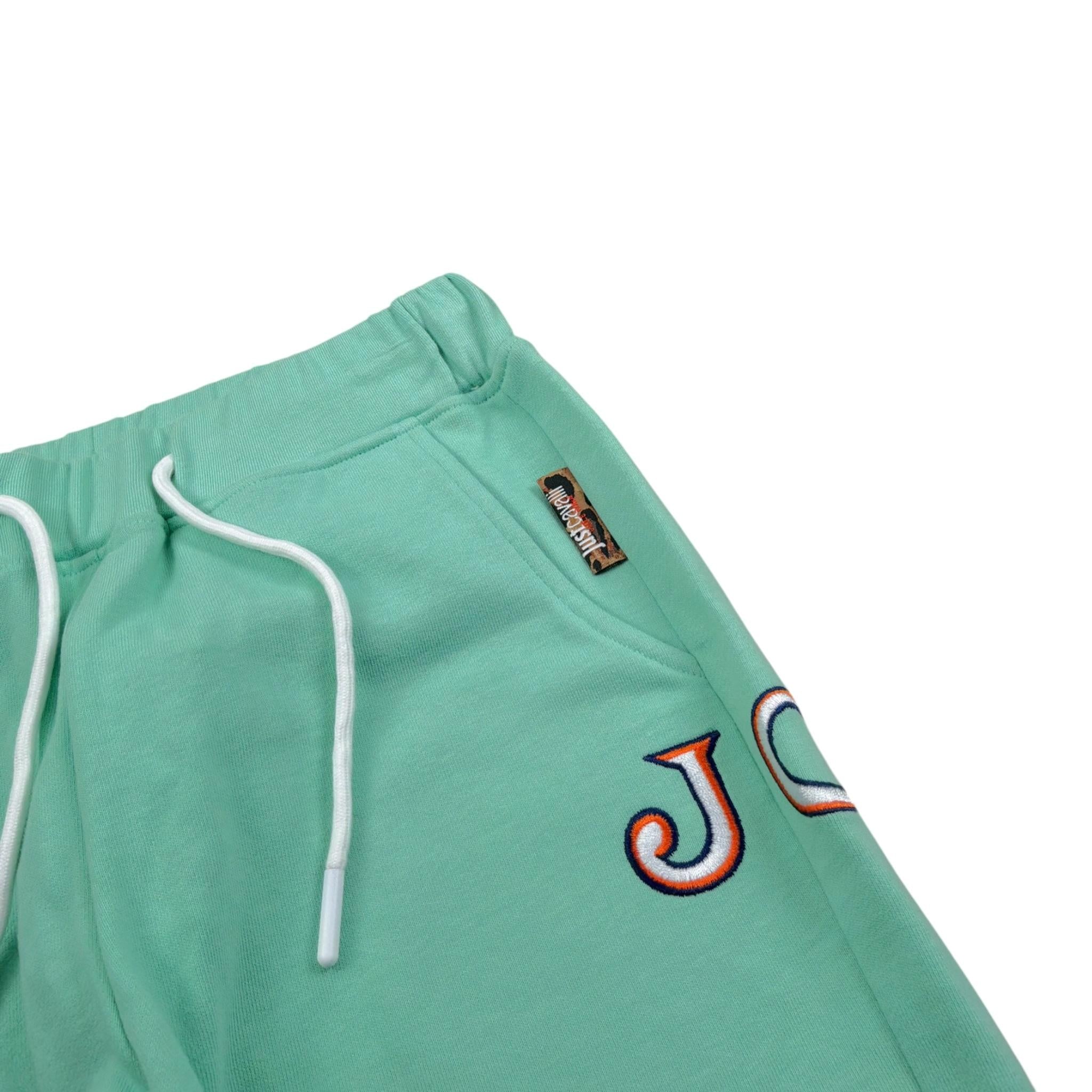 bermuda tinta unita con stampa IEIE VERDE ACQUA JUST CAVALLI 