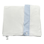 Dolcimonelli Coperta Bicolore con Fantasia A Righe Bianco/Azzurro per Neonato 436203116 BIANCO/AZZURRO DOLCIMONELLI 