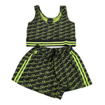 Marc Ellis Completo 2 Pezzi Top-Shorts Nero per Bambina JMJCM17412 NERO MARC ELLIS 