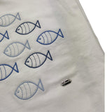 Ninnaoh Coperta Tinta Unita con Stampa per Neonato E21COP215 BIANCO NINNAOH 