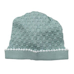 Marlu' Cappello Tinta Unita con Stampa per Neonato EP6173 VERDE ACQUA MARLU' 