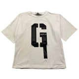 VICOLO t-shirt girocollo tinta unita con logo Bianco per Bambina 2742MZ00412 BIANCO VICOLO 