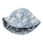 Le Bebe Cappello Tinta Unita con Stampe per Bambina LBG5914J AZZURRO LE BEBE 