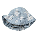 Le Bebe Cappello Tinta Unita con Stampe per Bambina LBG5914J AZZURRO LE BEBE 