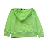 Moschino Felpa Tinta Unita con Cappuccio E Stampa per Bambino HUF09K VERDE MOSCHINO 