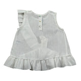 Per Te Top Giromanica tinta unita Bianco per Bambina 33981 BIANCO PER TE 