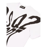 Dsquared2 T-Shirt Girocollo Tinta Unita con Stampa per Bambino DQ2525XX BIANCO DSQUARED2 