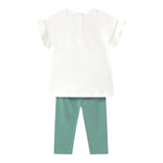 Mayoral Completo 2 Pezzi T-Shirt-Leggins per Neonata 1734 BIANC MAYORAL 