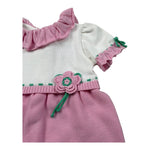 Colori Chiari Pagliaccetto Mezza Manica Bicolore per Neonata FF645968 BIANCO/ROSA COLORI CHIARI 