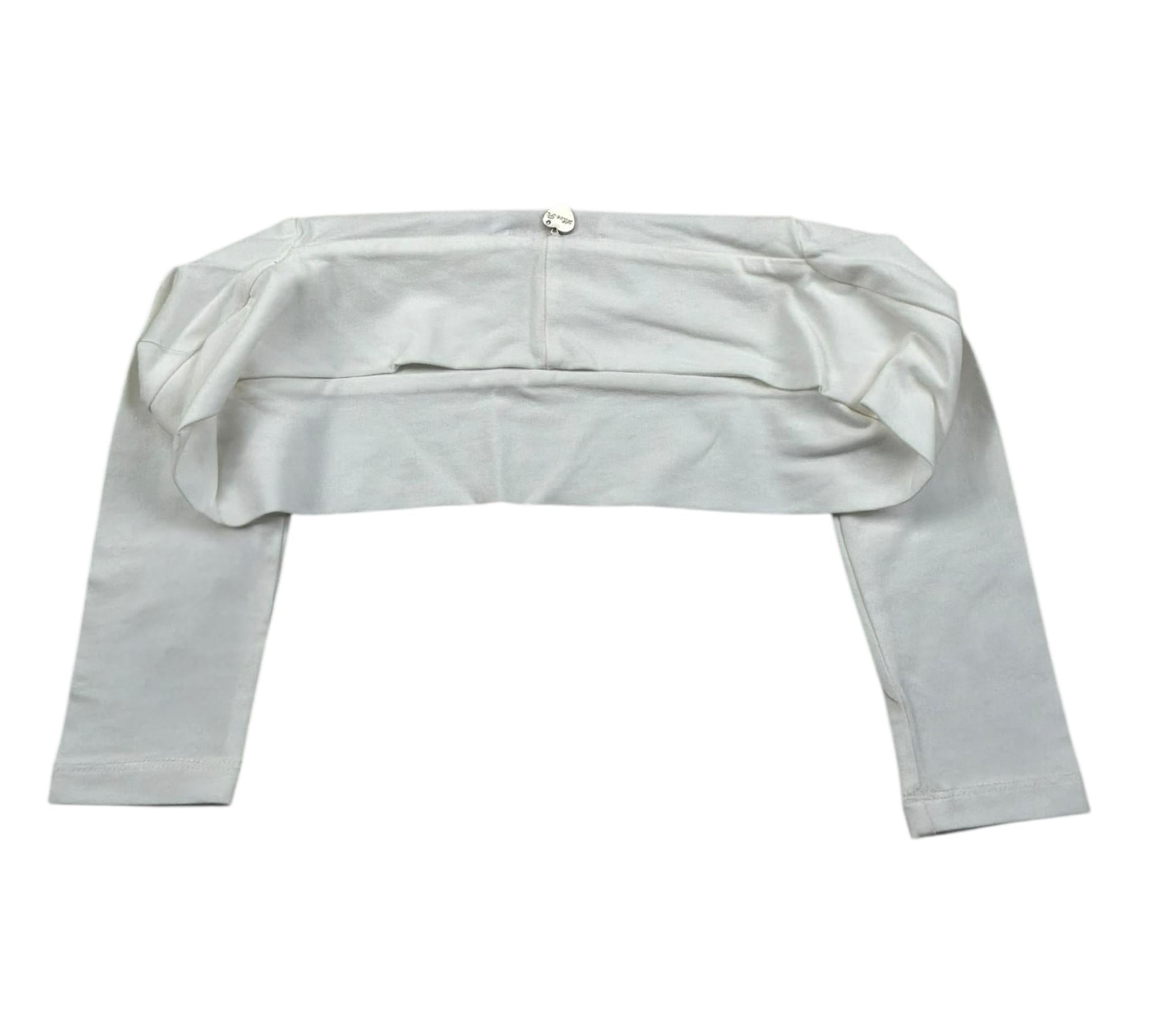 Alice Pi Coprispalle Tinta Unita per Neonata S222703NB BIANCO ALICE PI 