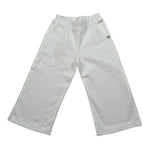 Please Pantalone Tinta Unita con Elastico In Vita per Neonata PE51172G73 BIANCO PLEASE 