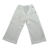 Please Pantalone Tinta Unita con Elastico In Vita per Neonata PE51172G73 BIANCO PLEASE 