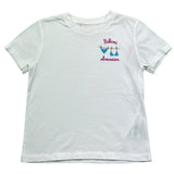 Saint Barth T-Shirt Girocollo Tinta Unita con Stampa per Bambina BIKINI BIANCO SAINT BARTH 