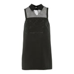 Elisabetta Franchi Abito Giromanica Tinta Unita con Brillantini per Bambina EFAB618X NERO ELISABETTA FRANCHI 