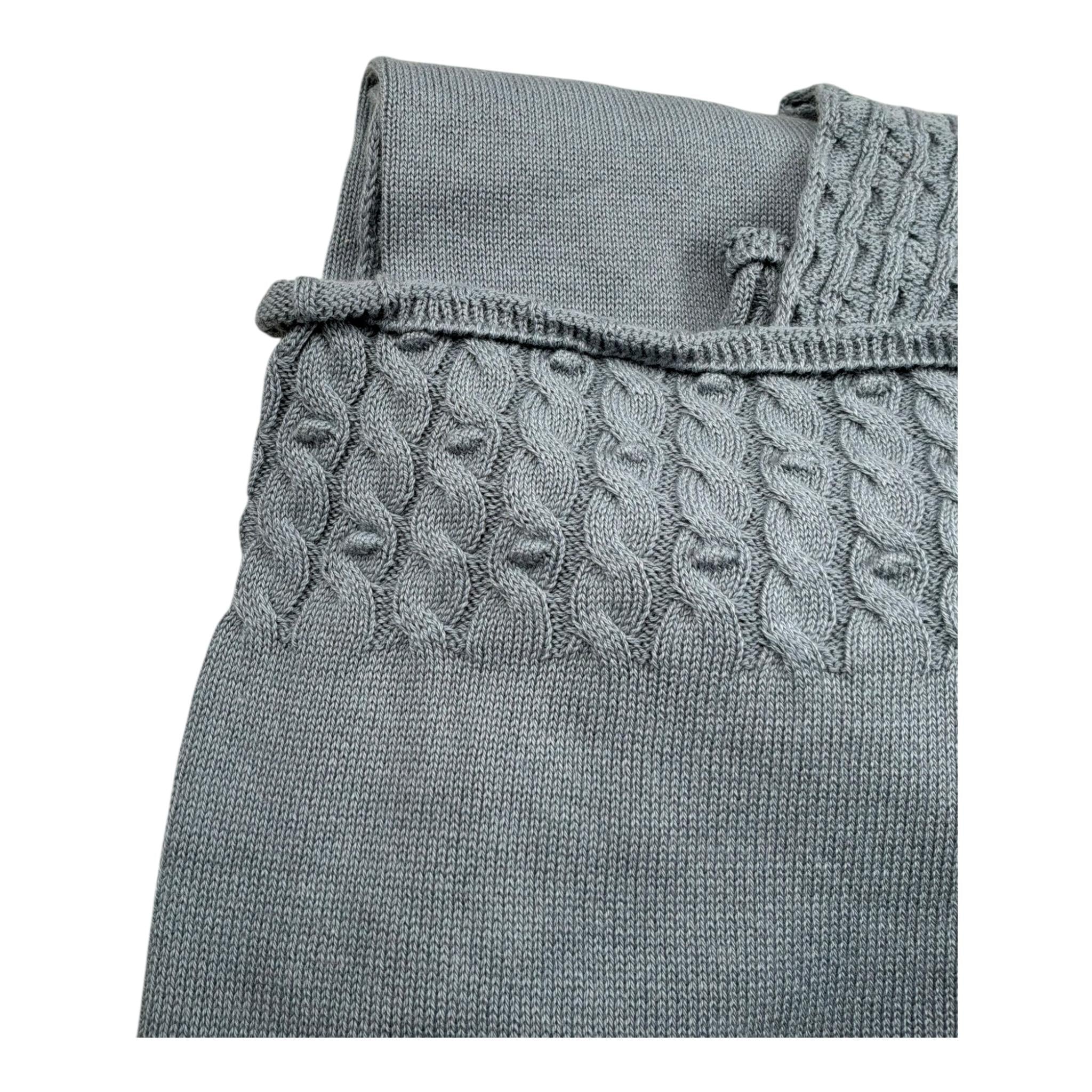 Wedoble Coperta Tinta Unita con Trafori per Neonato V2503306A PETROLIO WEDOBLE 