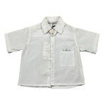 I'M Brian Camicia Mezza Manica Tinta Unita per Neonato CA2123J BIANCO I'M BRIAN 