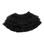 M+E' gonna tinta unita in velluto Nero per Neonata UE1034 NERO M+E' 