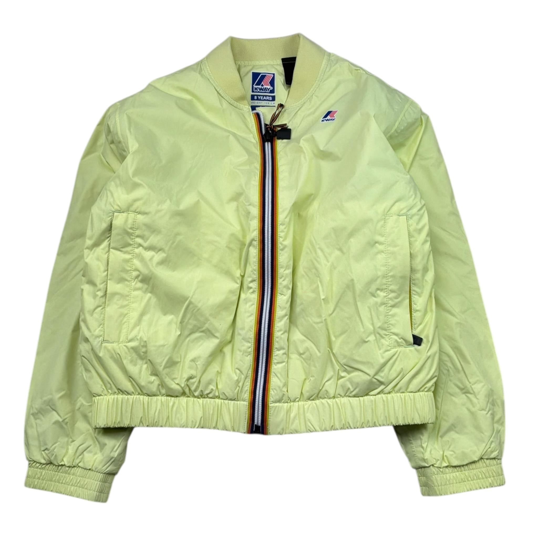 K-Way Giubbino Tinta Unita con Zip per Bambino K61348W VERDE K-WAY 